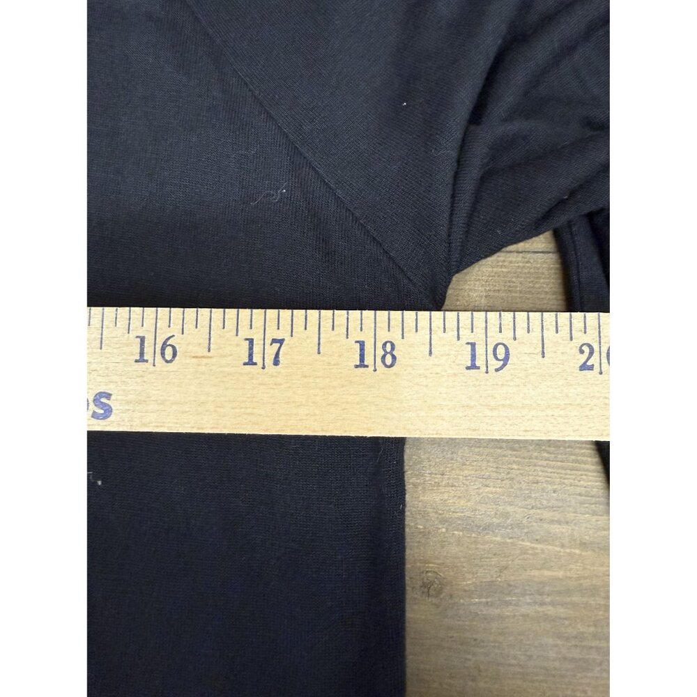 Loft Smocked Black Peasant Top XL - Picture 7 of 7